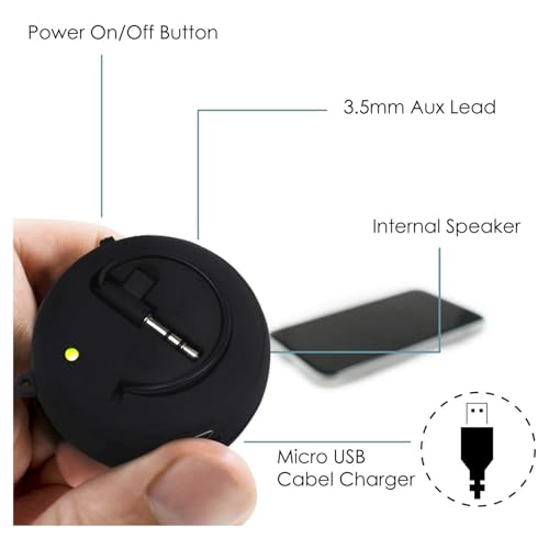 Altavoz portátil de viaje con cable que elimina los problemas de conexión inalámbrica 2