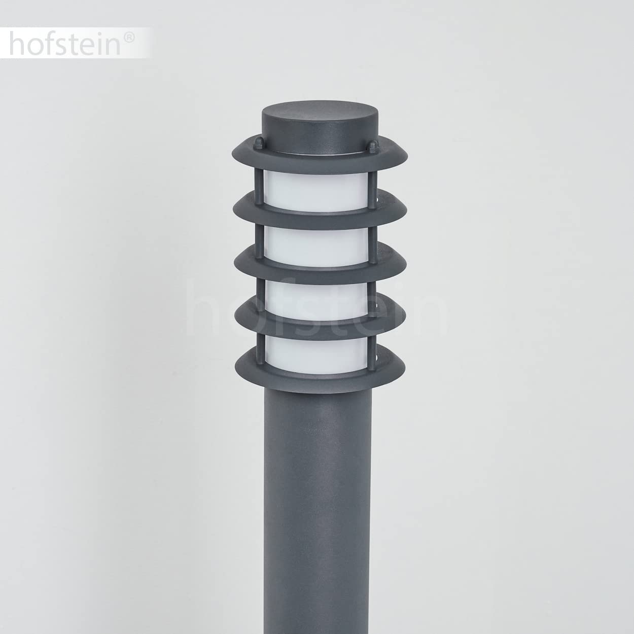 Zewnętrzna oprawa drogowa Tunes z 2 gniazdami, oprawa na bazie metalu/tworzywa sztucznego w kolorze antracytowym/białym, oprawa drogowa 110cm, lampa ogrodowa, E27, IP44, bez żarówek