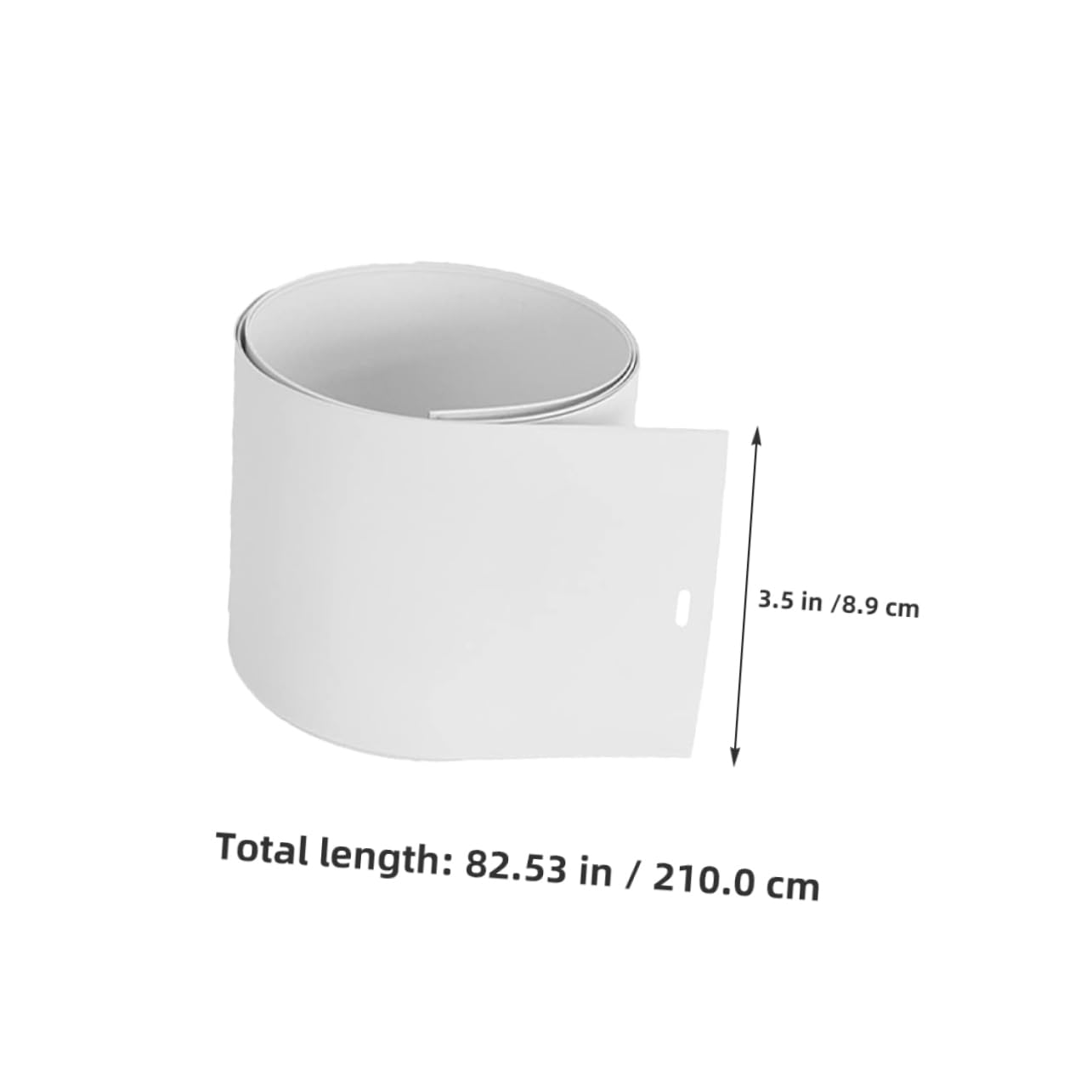 GRIRIW 4pcs White Vertical Blind Slats Curved Replacement for Sliding Doors and Easy Installation and Modern Design for Home Decor