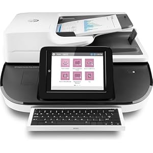 HP Digital Sender Flow 8500 fn2, Scanner, Flachbett, 150-Blatt ADF, LAN, USB, bis zu 10.000 Seiten täglich, Touchscreen mit vollständig ausziehbarer Tastatur