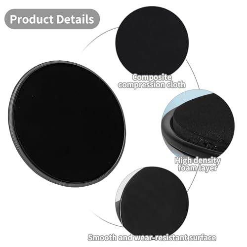 2PCS Core Sliders - Dual-Sided Gliding Discs for Abdominal Exercises - Versatile Workout Equipment for Carpet and Hard Floors - Image 4