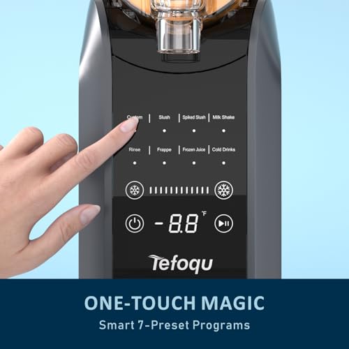 Slushie Machine, 88oz Frozen Drink Maker with 7 Preset Programs, No Ice Required for Frozen Margaritas, Slushies, Frappés and Milkshakes, Mist Gray by Tefoqu - Image 5