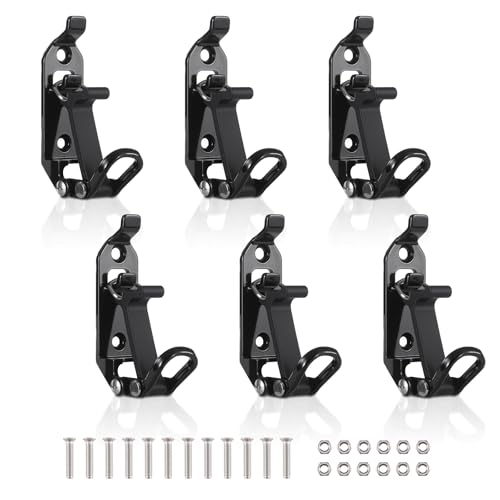 ChimimeDecor 6Pcs Shovel Mount for Roof Rack Heavy Duty Shovel Holder for Truck Metal Rubber Clamps Wall Mounting Brackets Quick Release Axe Holder Mount Kit Car Accessories/ Garage Storage/ Truck