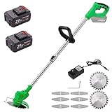 Weed Wacker Cordless Electric Brush Cutter 52 Inch Grass Trimmer Stingless Lightweight Grass Weedeat