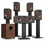 Flagship True 5.1.4ch HiFi Surround Sound System with Dolby Atmos, 900W Sound Bar for TV with Subwoofer Down to 25Hz, 4 Surround Speakers, TV Speaker Soundbar, Wooden HiFi Cabinets, eARC, BT 5.4