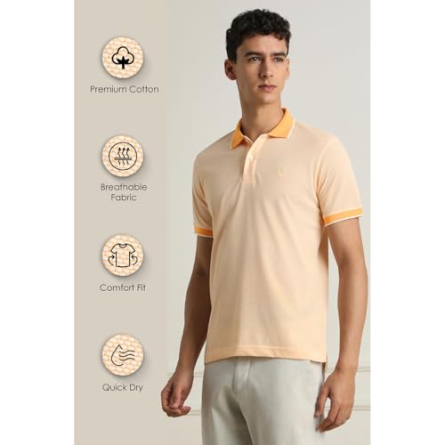 Image of Van Heusen Premium Polo T-Shirt for Men | Quick Dry | Comfort Fit | Breathable Fabric