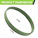 039-5063 Throttle Body Gasket, for Automotive Replacement Throttle Body Gasket Kits to Prevent leaks, Green, 1 Pc