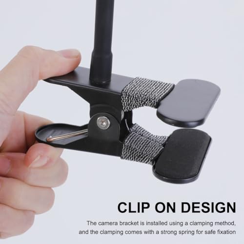 2 Stück Flexibel Kamerahalterung für EufyCam 2/2Pro/2C/2C Pro/3/3C und ArloCam(Farbe:Schwarz)