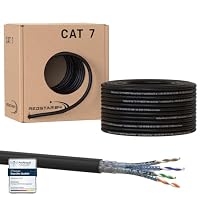 RedStar24 – RedStar24 50m Cat7 Erdkabel Verlegekabel Outdoor Lan Kabel U