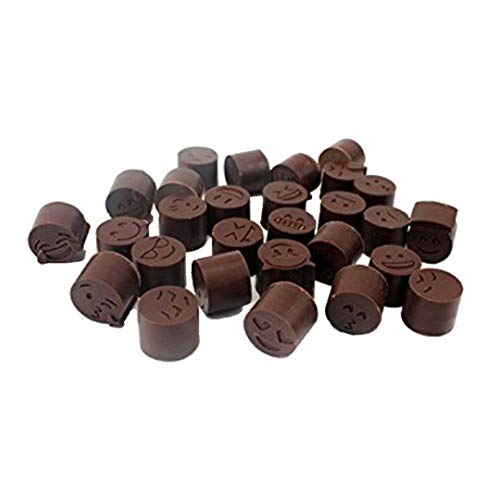 Image of Glamaxy Silicon Emoji Shaped Chocolate Silicone Mold for Making Jelly, Ice, Fondant, Creative DIY's, Kitchen Tool Baking Accessory | Cake Baking Mold | Bakeware Chocolate Moulds (Pack of 1)