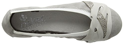 Rieker 41461 Women Closed Toe, Ballerine Donna