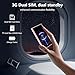 soyes Mini Smartphone 3G Unlocked Mini Phone Kid's Smartphone 3.0'' HD Touch Screen World's Smallest 1000mAh Battery Dual SIM Little Mobile Phone with Face ID Pocket Child Cellphone 2GB+16GB Pink