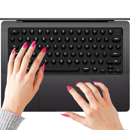 Funda elevada para teclado: proteja sus uñas largas al escribir en la escuela u oficina