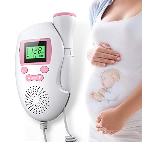 Fetal Doppler Baby Heart Monitor for Mom, High Sensitivity Doppler Fetal Monitor
