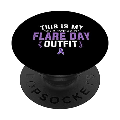 Fibro Sensibilisation & Fibromyalgia Spoonie This is My Flare Day PopSockets PopGrip Interchangeable