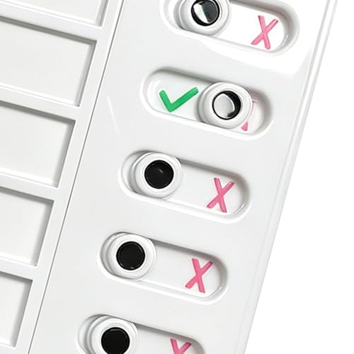 Tabla de tareas para adultos reutilizable y desmontable con sistema deslizante para organizarse 7