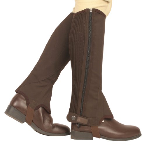 Image of Dublin Easy Care Half Chap, Brown - Size L