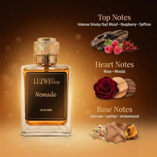 Image of Nomade 50 ml Luxury Perfume (Oud & Woody) | Long Lasting Unisex EDP | Premium Spicy Fragrance for Men & Women | Strong Bold Signature Scent | Ideal Gift Option