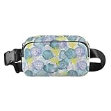 Fresh Spring - Bolsa cruzada de moda con flores coloridas simples para mujeres, hombres, adolescentes, bolsa impermeable esencial de viaje con correa ajustable para compras, deportes y trabajo