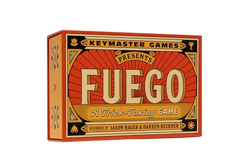 Keymaster Games Fuego – Trick-Taking Card Game for 2-4 Players