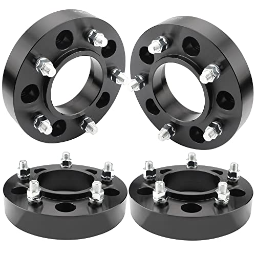 PRODORE Black 5x150 Hub Centric Wheel Spacers 1.5inch Compatible with 98-21 Land Cruiser, 07-21 Tundra Sequoia, 98-21 LX470 570, 5x5.9 Wheel Spacers M14x1.5 Studs & 110mm - 4PCS