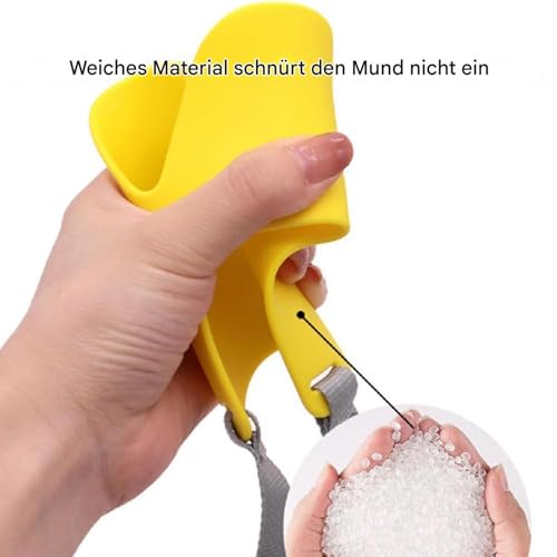 Maulkorb Für Hunde, Entenschnabel-Typ, Anti Biss Ente Mund Form Hund Mundabdeckungen Anti Rall Haustier Mund Set Anti-Bell- Und Anti-Fress-Maske, Silikon-Maulkorb Für Kleine Hunde