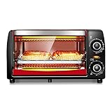 Desconocido Mini Horno de 12 l con Ajuste de Temperatura de 0 a 230 ℃ y Temporizador de 0 a 60 Minutos, Horno Tostador...