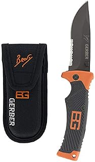 Gerber Bear Grylls Folding Sheath Knife, Serrated Edge [31-000752]