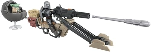 Miniatura 4 de Star Wars Hasbro Mission Fleet Expedition Class The Mandalorian The Child Battle for The Bounty Figuras y vehículo, multicolor (E96785L2)