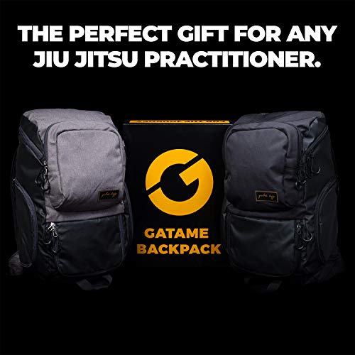 Gold Bjj Jiu Jitsu Backpack - Heavy Duty Gym Bag With Waterproof Gi Pocket (Black) #TOP4