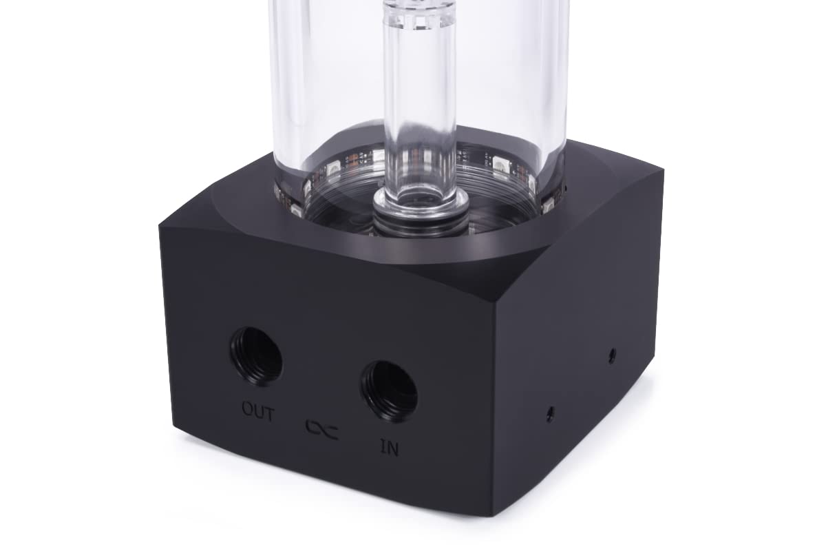 Alphacool Core 200 Aurora ARGB Ausgleichbehälter, Acryl - Schwarz