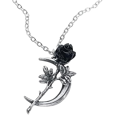 Alchemy Gothic New Romance Women Necklace Silver-Coloured, Pewter Cover