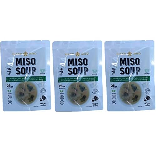 9x Miso Suppe a 20g original aus Japan mit Seetang Algen Instant Miso Shiro