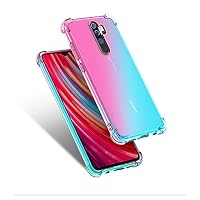 POUHYE Cover per Xiaomi Redmi Note 8 Pro Custodia Originale, Gomma Gel di Silicone Liquida Cover con Protezione Fotocamera, Morbida Sottile e Antiurto AntiGraffio Case con Motivo a Amore Cuore Bianco