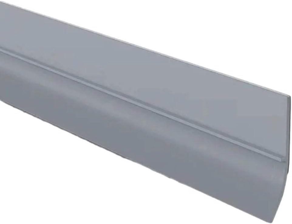 100cm Self-Adhesive PVC Door Bottom Sealing Strip - Weatherproof, Soundproof, and Dustproof Solution for Home and Office(Gray)