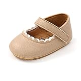  MK MATT KEELY Baby Schuhe Mädchen Prinzessin Kleinkind Anti-Rutsch Party Ballerinas Lederschuhe 6-12 Monate