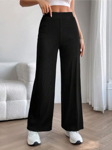 Image of GRECIILOOKS Women's Parachute Cargo Pants - High Waist Flared Korean Trousers| Trendy Casual Wear for Daily & Travel Use (Available in Plus Size)