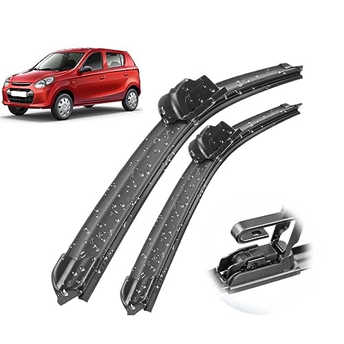 HEYNER HYBRID 2114 – Spazzole Tergicristallo Ibride Per Suzuki Alto (2008-2012) – Lato Guida 530mm, Passeggero 350mm, Montaggio Facile
