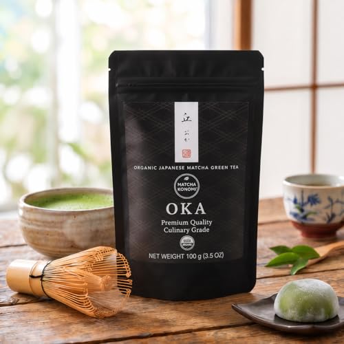 Oka Matcha Organic Premium Culinary Green Tea Powder