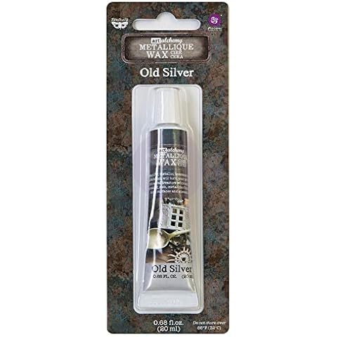 Prima Marketing Art Alchemy-Metallique Wax-Old Silver Cover