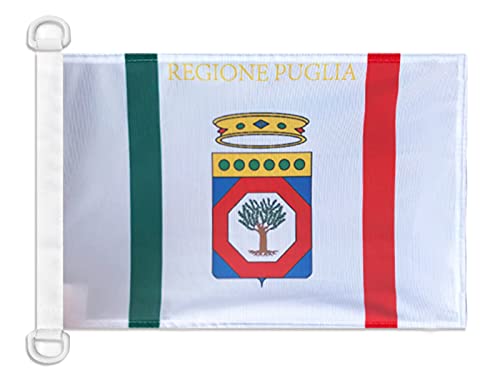 AZ FLAG Apulia Nautical Flag 18'' x 12'', Italy, Italian region of Puglia flags 30 x 45 cm, Banner 12x18 in for boat — image 1