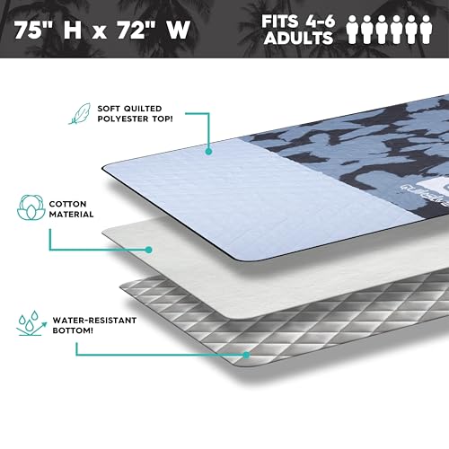 Tapis de plage anti-sable et imperméable Quiksilver couverture grand format - 7