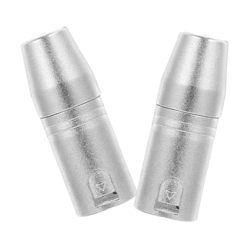 Tofficu 2pièces Adaptateur XLR vers Prise Mâle XLR Broches vers Femelle Adaptateur Audio Accessoire Microphone