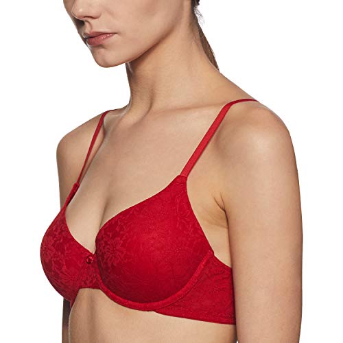 Image of Amante Lace Padded Underwire Full Coverage Bridal T-Shirt Bra