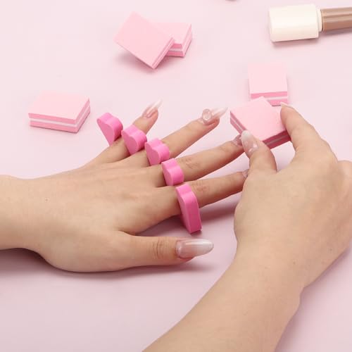 Toe Separators Set - 52 Pieces Premium Pedicure Tool, Spa Party Salon Polishing Separator (Pink) - Thumbnail 5