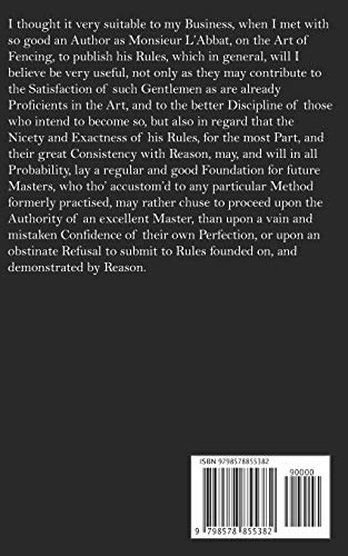 The Art of Fencing: The Use of the Smallsword