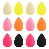 【Wiederverwendbar】 Unsere Make-up-Schwämme für Grundierung sind leicht zu reinigen und können wiederverwendet werden, es wird empfohlen, sie nach dem Gebrauch an einem belüfteten Ort zu waschen und zu trocknen. Sie erhalten insgesamt 12 Make-up-Schwämme, die Ihre täglichen Ersatzbedürfnisse erfüllen können, und Sie können sie auch mit Ihrer Familie und Freunden teilen.