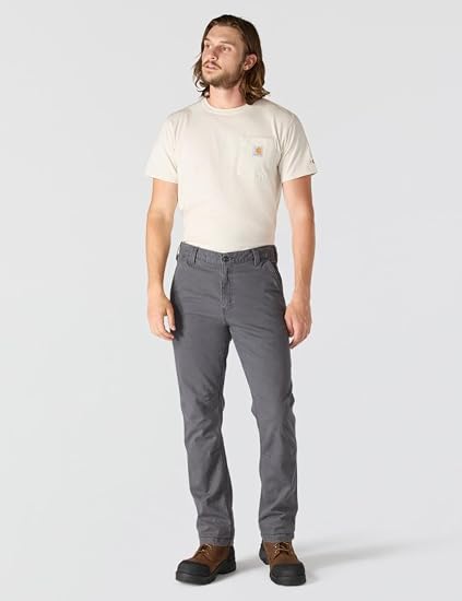 Carhartt Men's Rugged Flex Straight Fit Canvas 5-Pocket Tapered