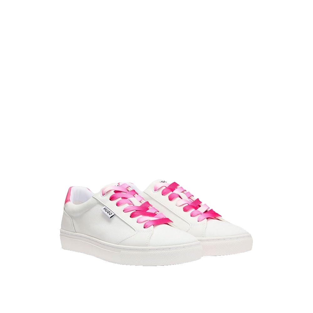 HUGO Morrie_Tenn_cnvpu, Women Sneaker, Open White,