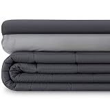Luna [Cotton Cooling Weighted Blankets + Duvet Covers] 3pc Breathable All Seasons Weighted Blanket +